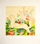 1950s French Lithography, Le Furet, Jean A. Mercier