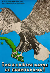 1991 Cuban Poster, No to the Guantanamo naval base! by OSPAAAL, Gladys Acosta