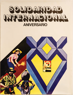 1991 Cuban Poster, Solaridad Internacional (International Solidarity), by OSPAAAL, Gladys Acosta